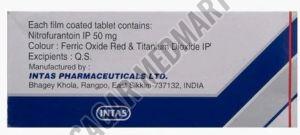 Niftas 50mg Nitrofurantoin Tablets