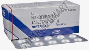 Niftas 50mg Nitrofurantoin Tablets