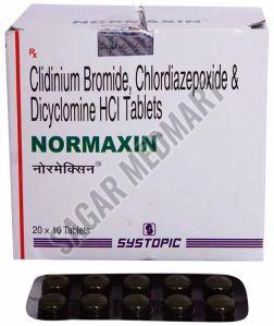Normaxin Chlordiazepoxide Clidinium Dicyclomine Tablet