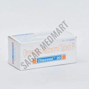 Olmezest 20mg Olmesartan Medoxomi Tablets