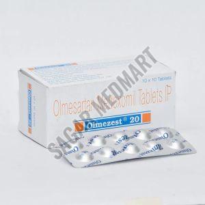 Olmezest 20mg Olmesartan Medoxomi Tablets