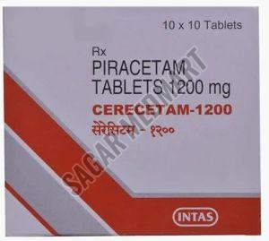 Cerecetam 1200Mg Piracetam Tablet