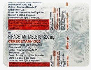 Cerecetam 1200Mg Piracetam Tablet