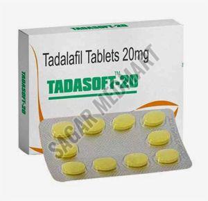 Tadasoft 20mg Tadalafil Tablet