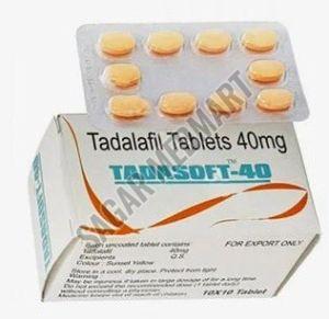 Tadasoft 40mg Tadalafil Tablet