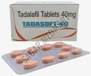 Tadasoft 40mg Tadalafil Tablet