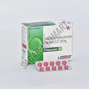Trazocan 25mg Trazodone Tablet