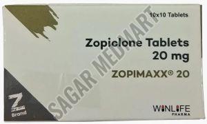 Zopimaxx 20mg Zopiclone Tablets
