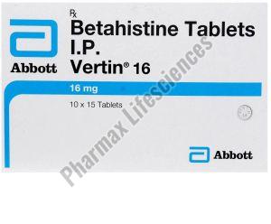 Vertin 16mg Tablets