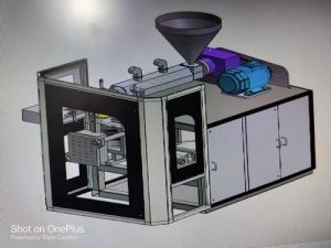 Double Stage Single Head Automatic HDPE Blow Moulding Machine