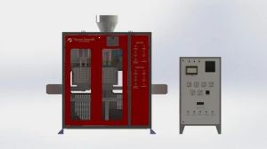 Double Stage Double Head Automatic Blow Moulding Machine