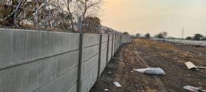 Solar Plant Boundary Wall