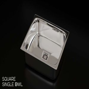 0.8 Mm Square Bowl Kitchen Sink