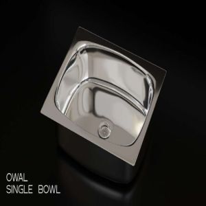 1 Mm Oval Bowl Kitchen Sink