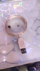 5M 50 LED Fairy Light with USB Port Warm White