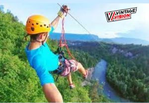 Zip Line Hanging Ride