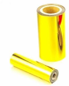 Golden Metalized PET Film Roll for Premium Packaging