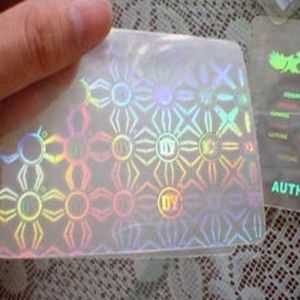 Transparent PET Holographic Film Roll for Premium Packaging