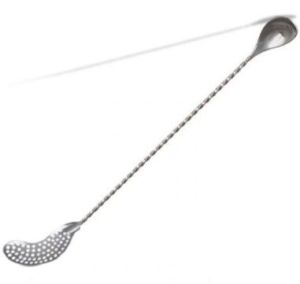 Bar Spoon Full Twisted with Strainer 40 Cm