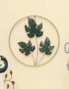 Green Round Shaped Wall Art