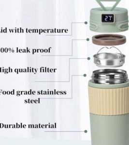 480 Ml Thermal Smart Coffee Mug