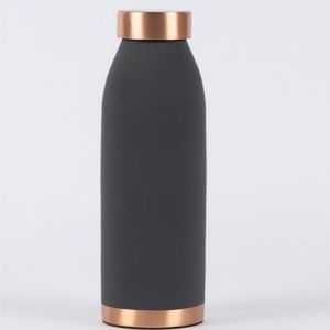 Grey Matt Finish Copper Water Bottle