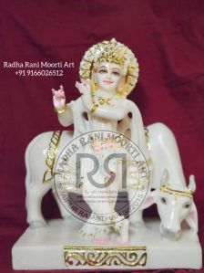Gaugopal Ji Marble Statue