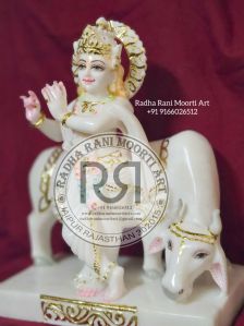 Gaugopal Ji Marble Statue