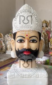 Shyam Baba Shish Marble Moorti