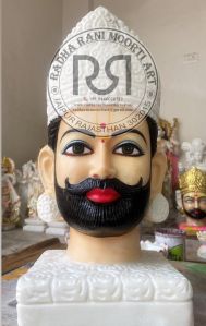 Shyam Baba Shish Marble Moorti