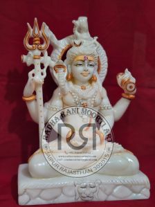 White Marble Shiva Moorti