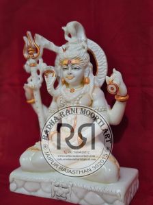 White Marble Shiva Moorti