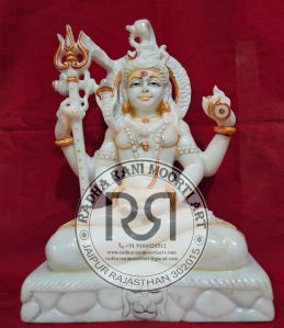 White Marble Shiva Moorti