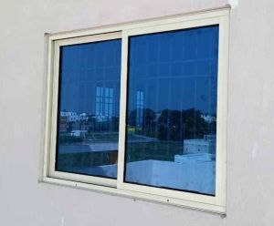 2 Track Aluminium Glass Sliding Window