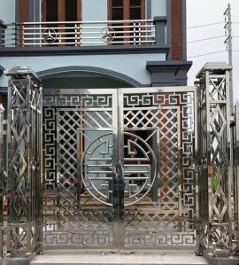 Stainless Steel Main Gate