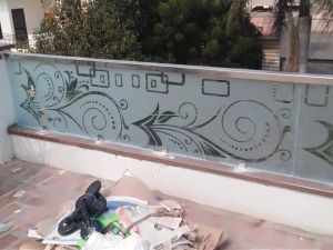 Stainless Steel Classic Glass Railing