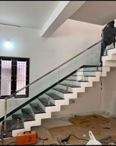 Stainless Steel Classic Glass Railing