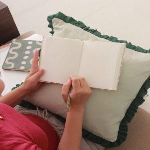 Grey Spiral Handmade Diary
