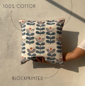 Floral Printed Cotton Cushion Covers