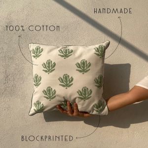 Wildflower Printed Cotton Cushion Covers