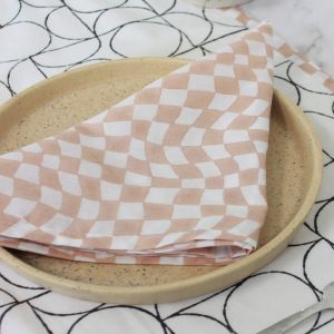 Peach Table Napkins