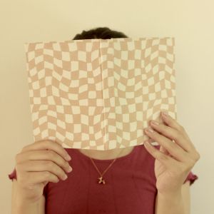 Checkered Handmade Diary