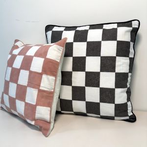 Classic Check Cotton Cushion Covers