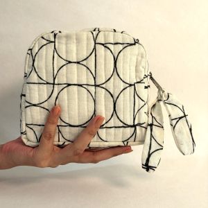 Art Deco Classic Quilted Pouch