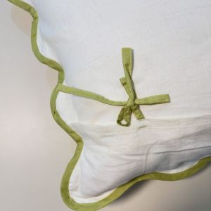 Wavy Green Plum Cushion Covers