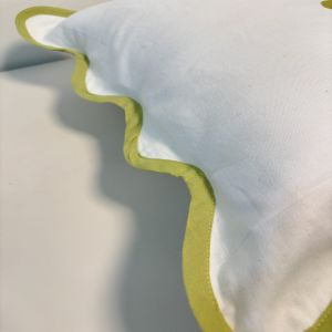 Wavy Green Plum Cushion Covers