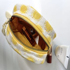 Golden Hour Classic Quilted Pouch