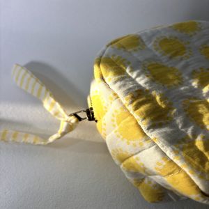 Golden Hour Classic Quilted Pouch