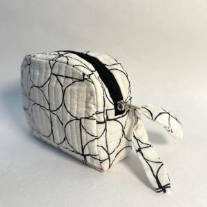 Art Deco Classic Quilted Pouch