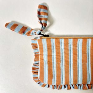 Midsummer Bloom Flat Frill Quilted Pouch